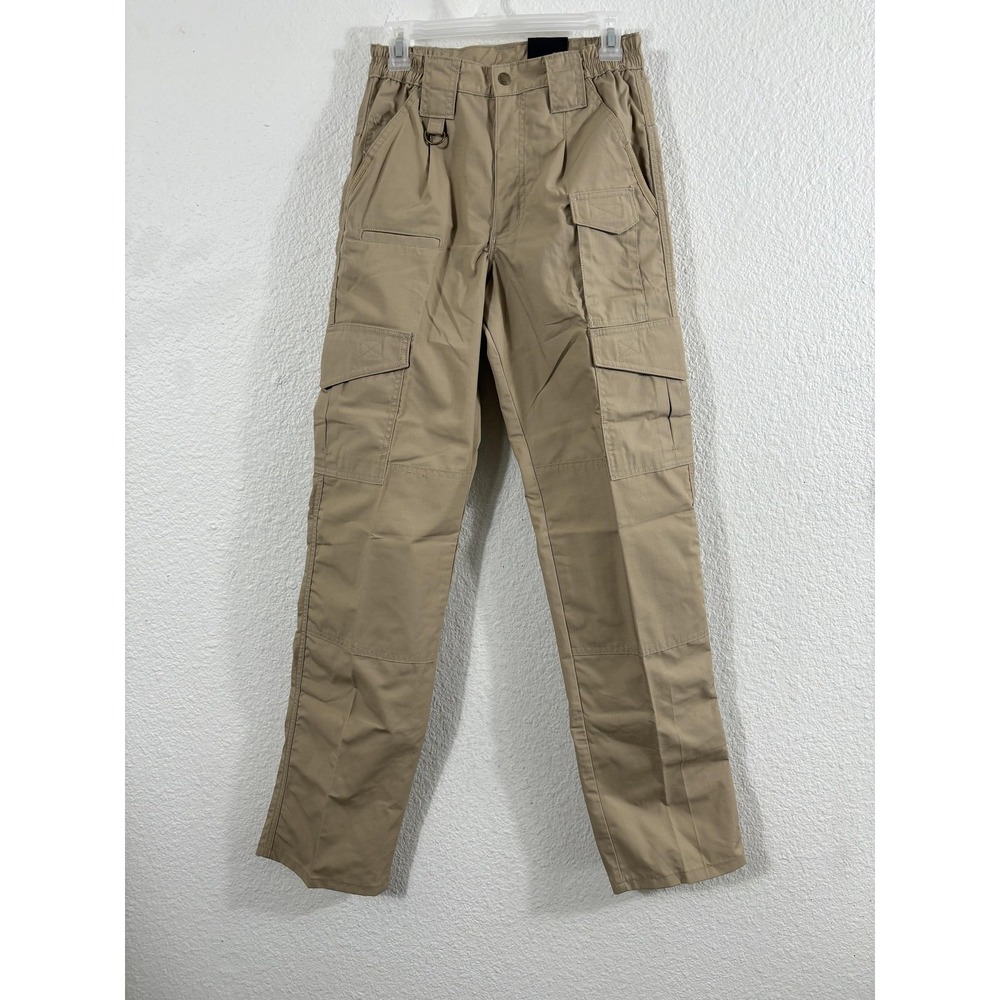 Propper Pants Mens 28x34 Khaki Tactical Ripstop Cargo Teflon LTWT F525250250